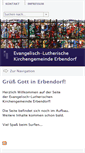 Mobile Screenshot of erbendorf-evangelisch.de